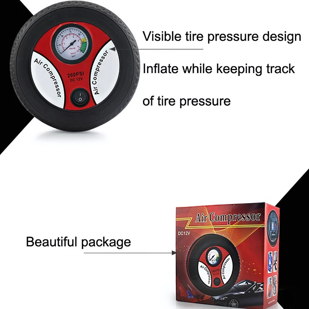 ReFill Car Tyre Inflator Air Pump