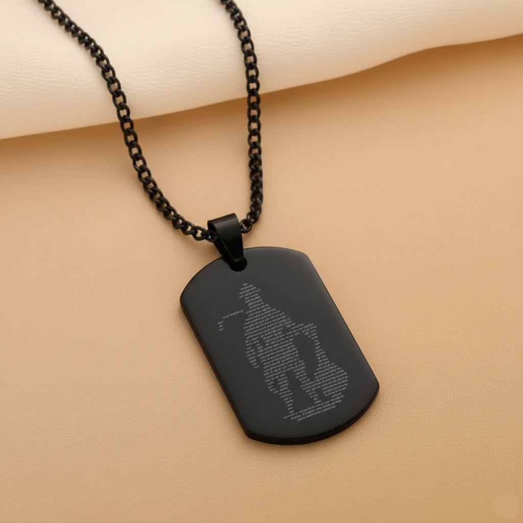 Premium Hanuman Chalisa Pendant - Sacred Shakti Collection