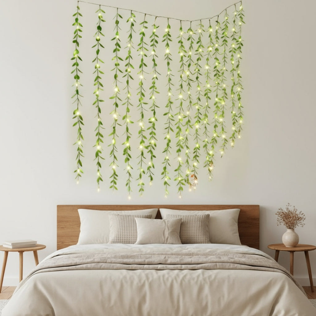 Premium Leaf Curtain LED String Light - Diwali Collection