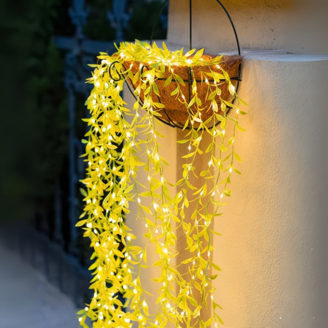 Premium Leaf Curtain LED String Light - Diwali Collection