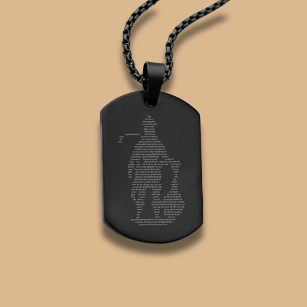 Premium Hanuman Chalisa Pendant - Sacred Shakti Collection