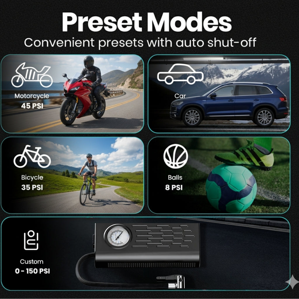 ReFill Pro Cordless Tyre Inflator Air Pump