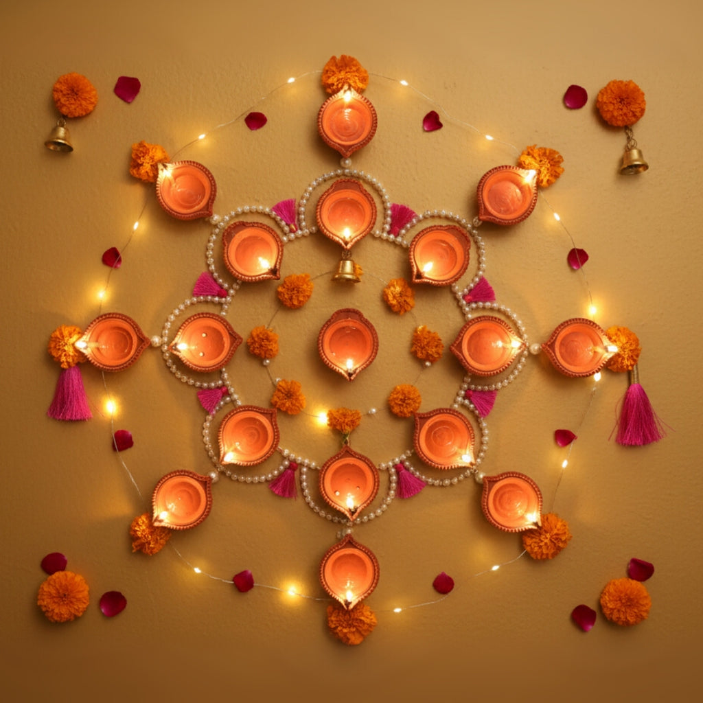 Premium LED Diya Light Water Sensor - Diwali Collection