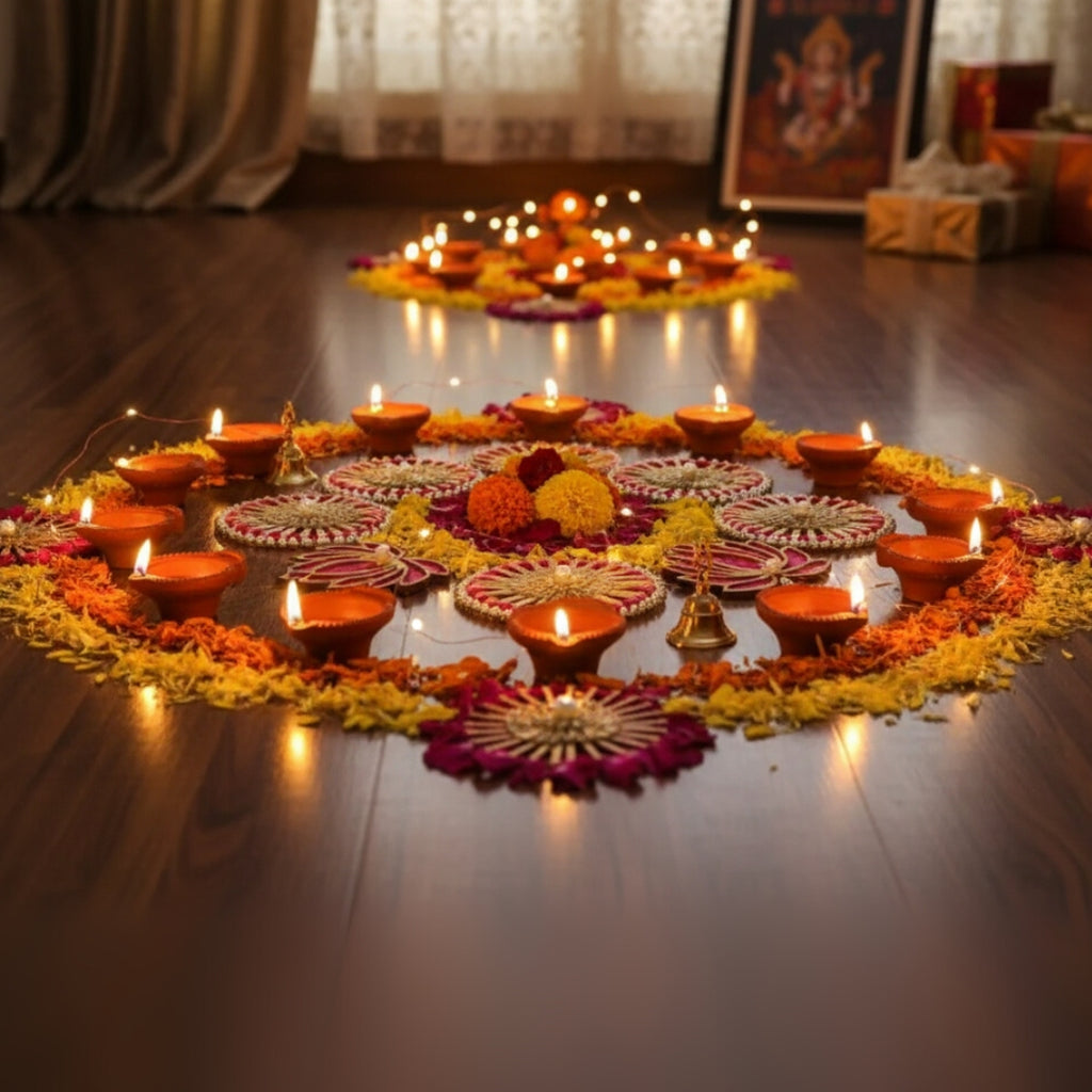 Premium LED Diya Light Water Sensor - Diwali Collection