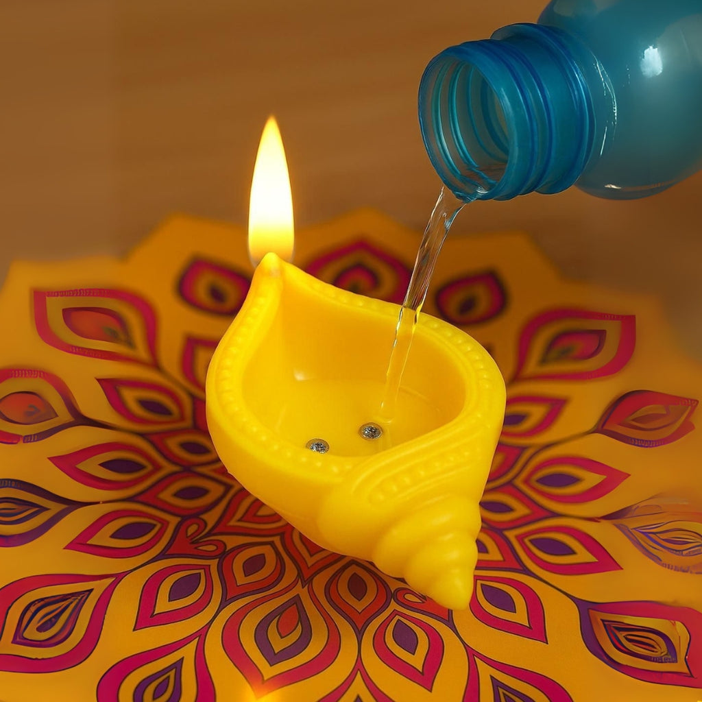 Shankh Water Sensor LED Diya - Diwali Collection