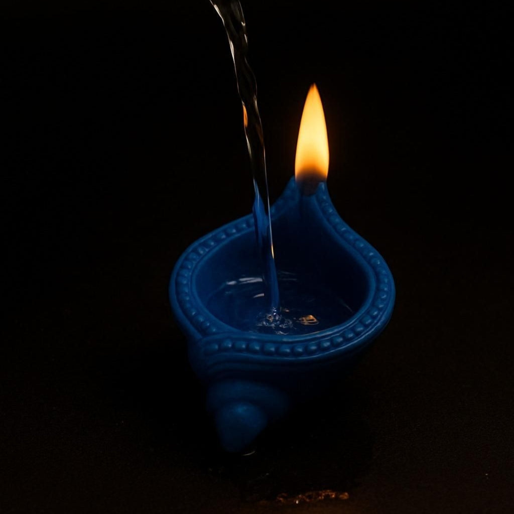 Shankh Water Sensor LED Diya - Diwali Collection
