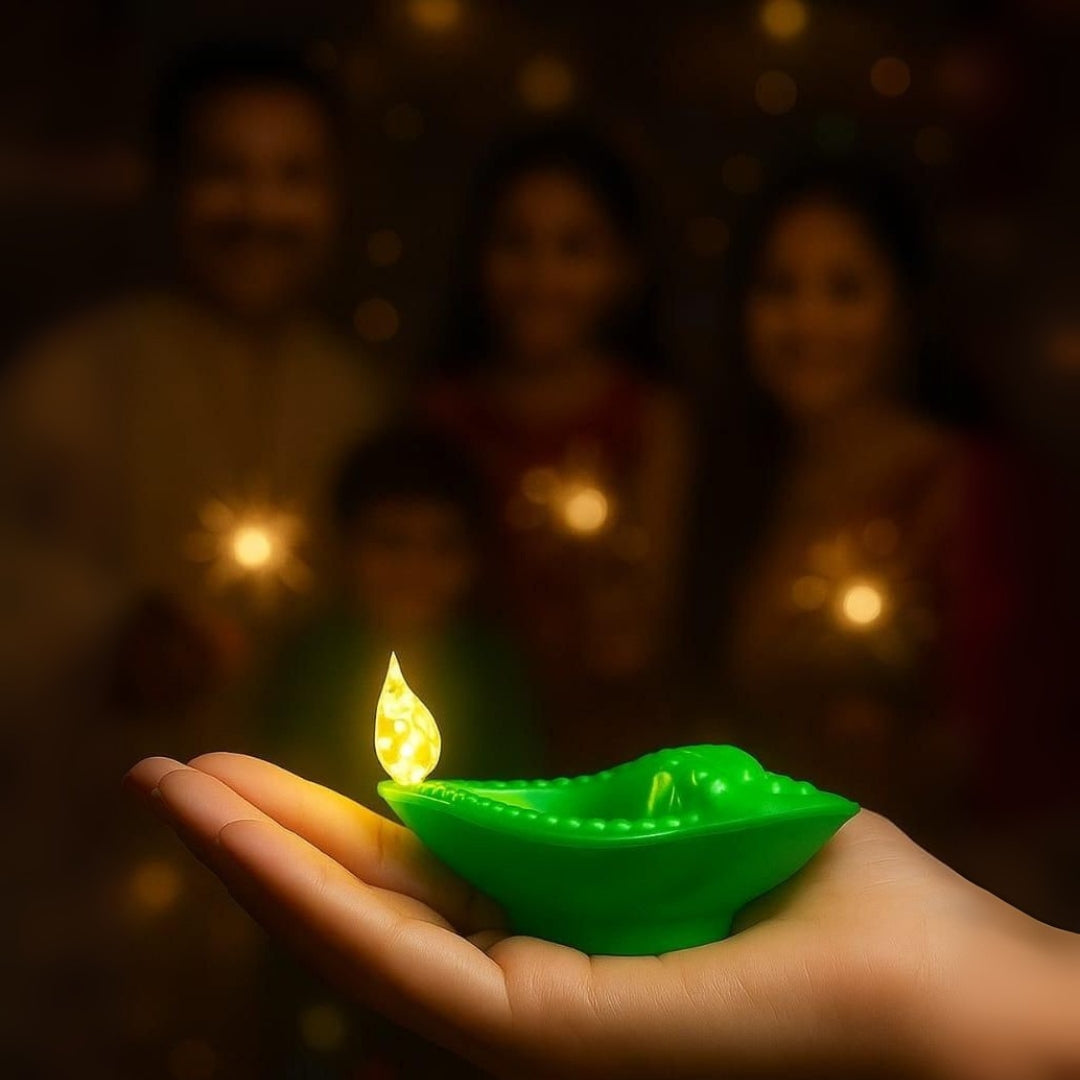 Shankh Water Sensor LED Diya - Diwali Collection