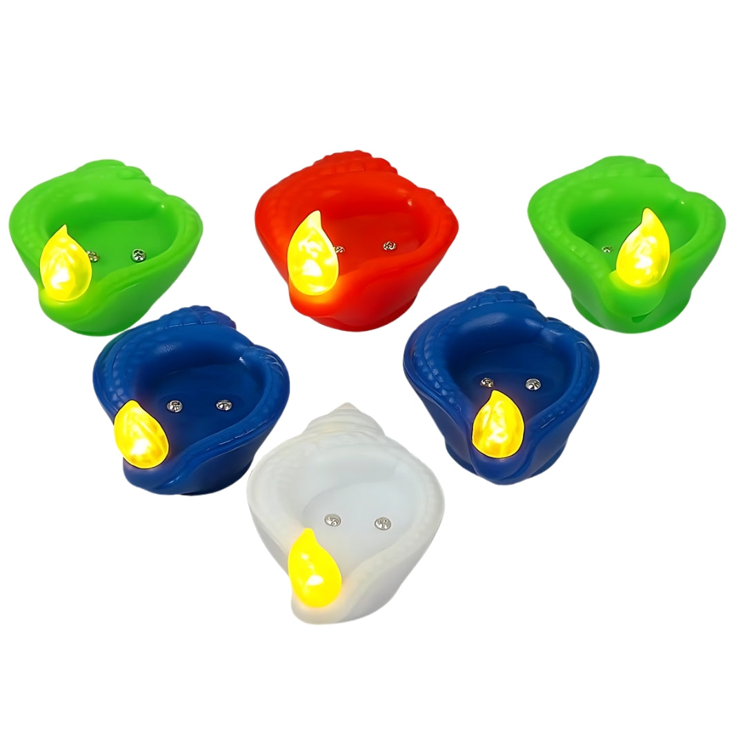Shankh Water Sensor LED Diya - Diwali Collection