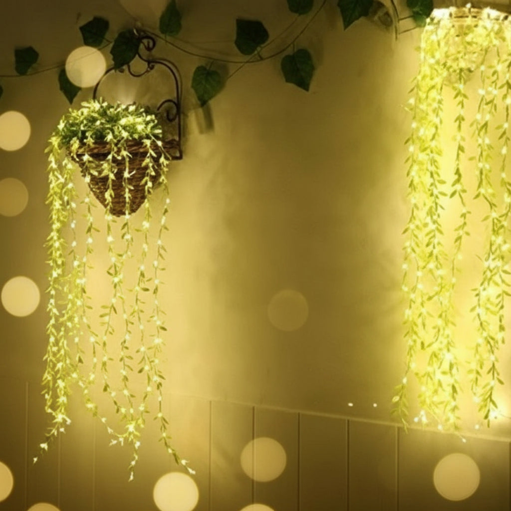Premium Leaf Curtain LED String Light - Diwali Collection