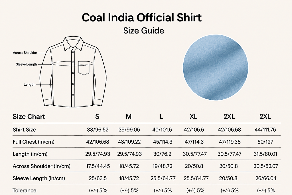 Coal India CIL Shirt