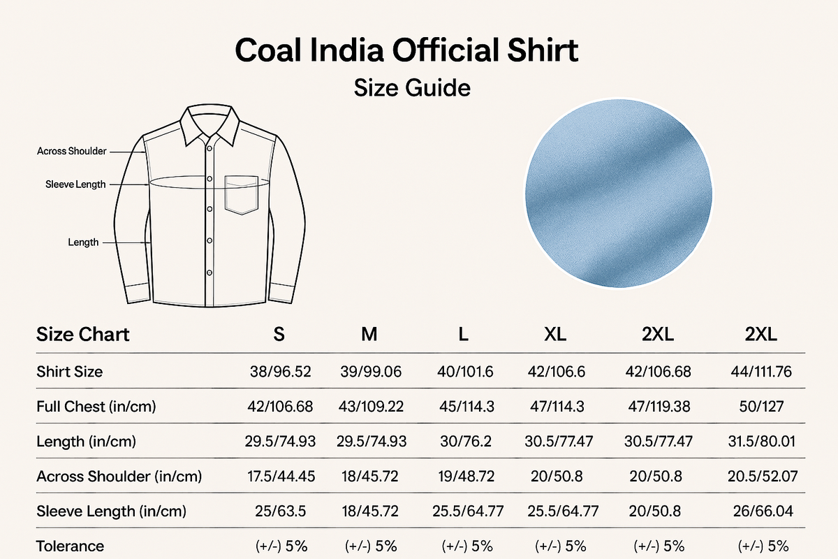 Size guide chart
